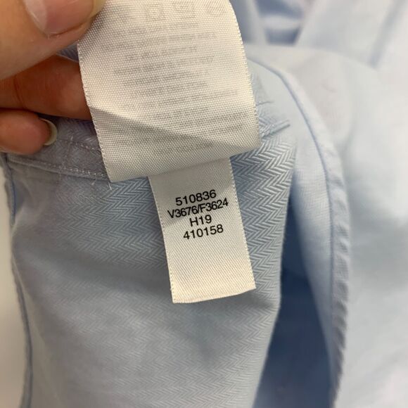 Lands End American Airlines Shirt Mens 16.5 Tailored Fit Cotton Employee Crew - Picture 8 of 11